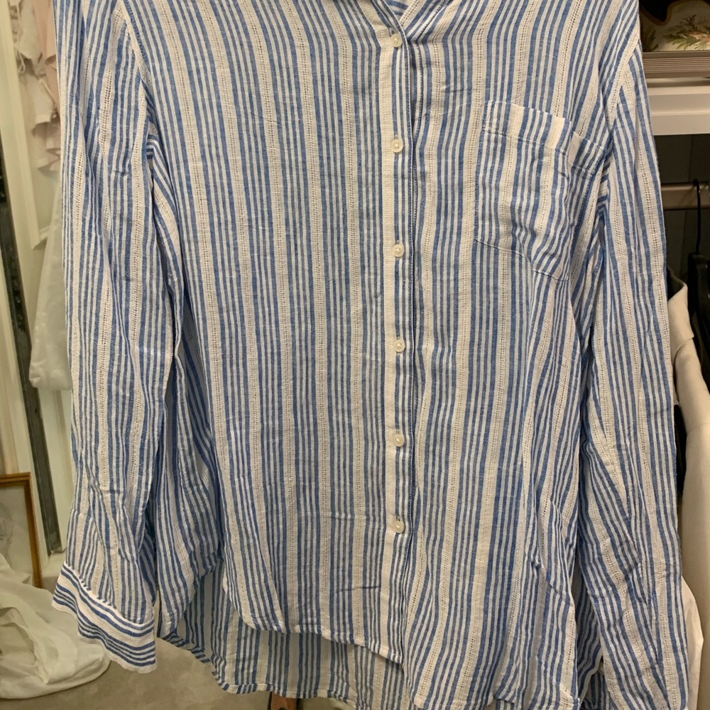 Lucky Brand linen Blouse